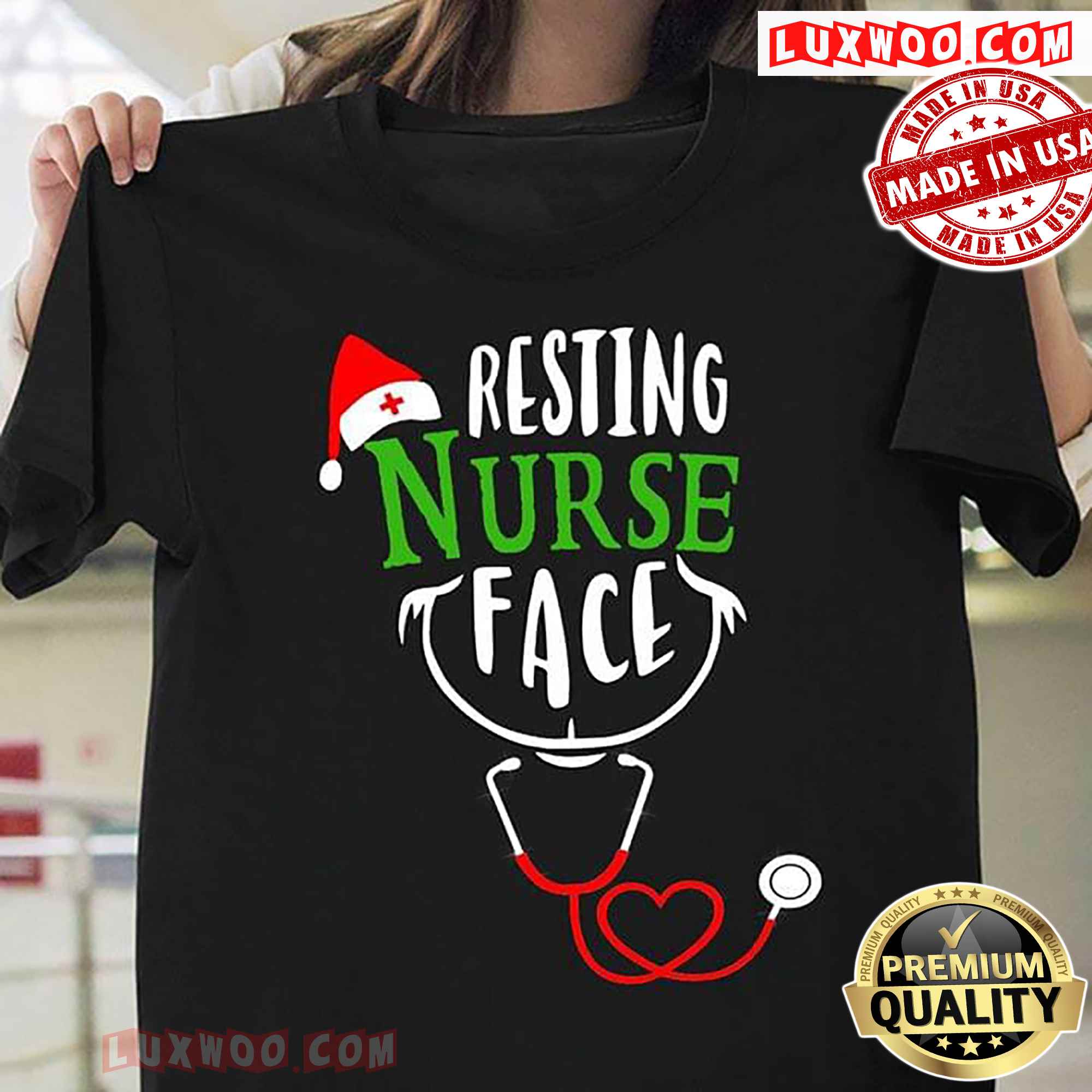 Resting Nurse Face Christmas