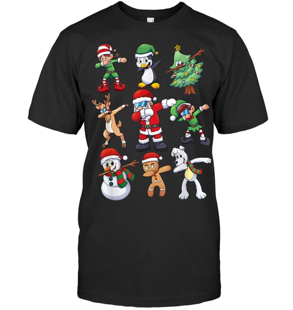 dabbing christmas shirt