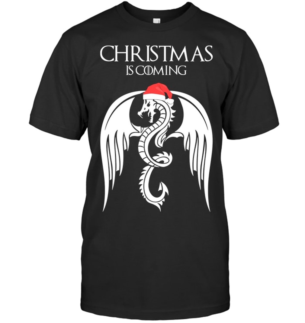 Dragron Christmas Is Coming Christmas Tshirt