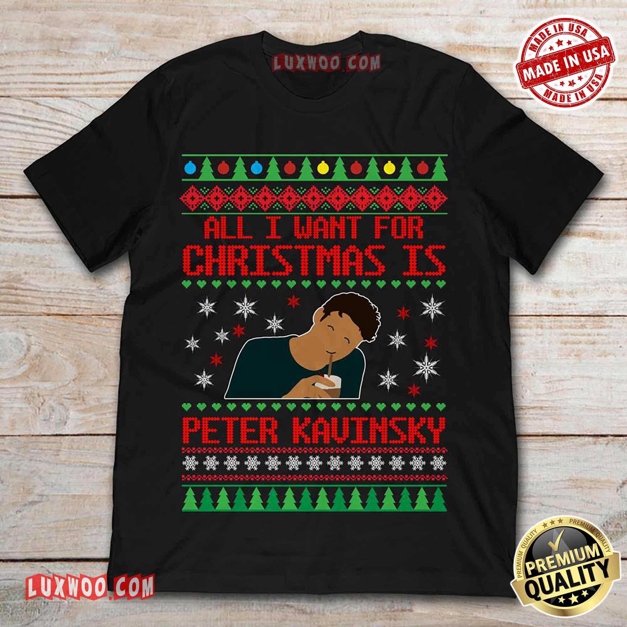 All I Want For Christmas Is Peter Kavinsky Tee Shirt - Luxwoo.com
