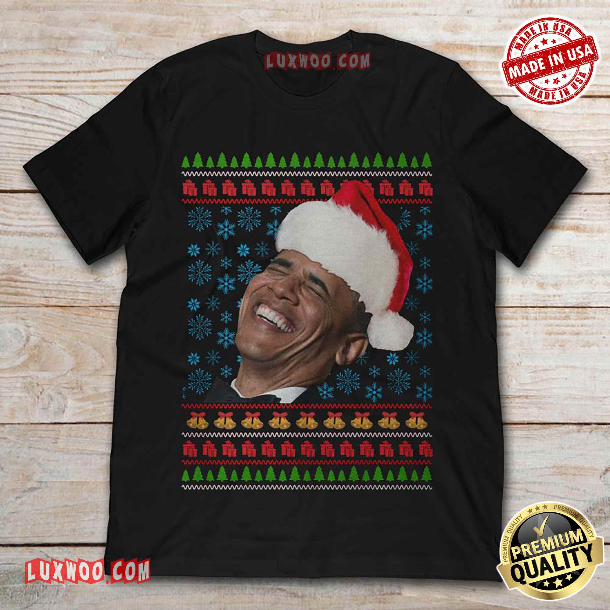 Barack Obama Christmas Tee Shirt