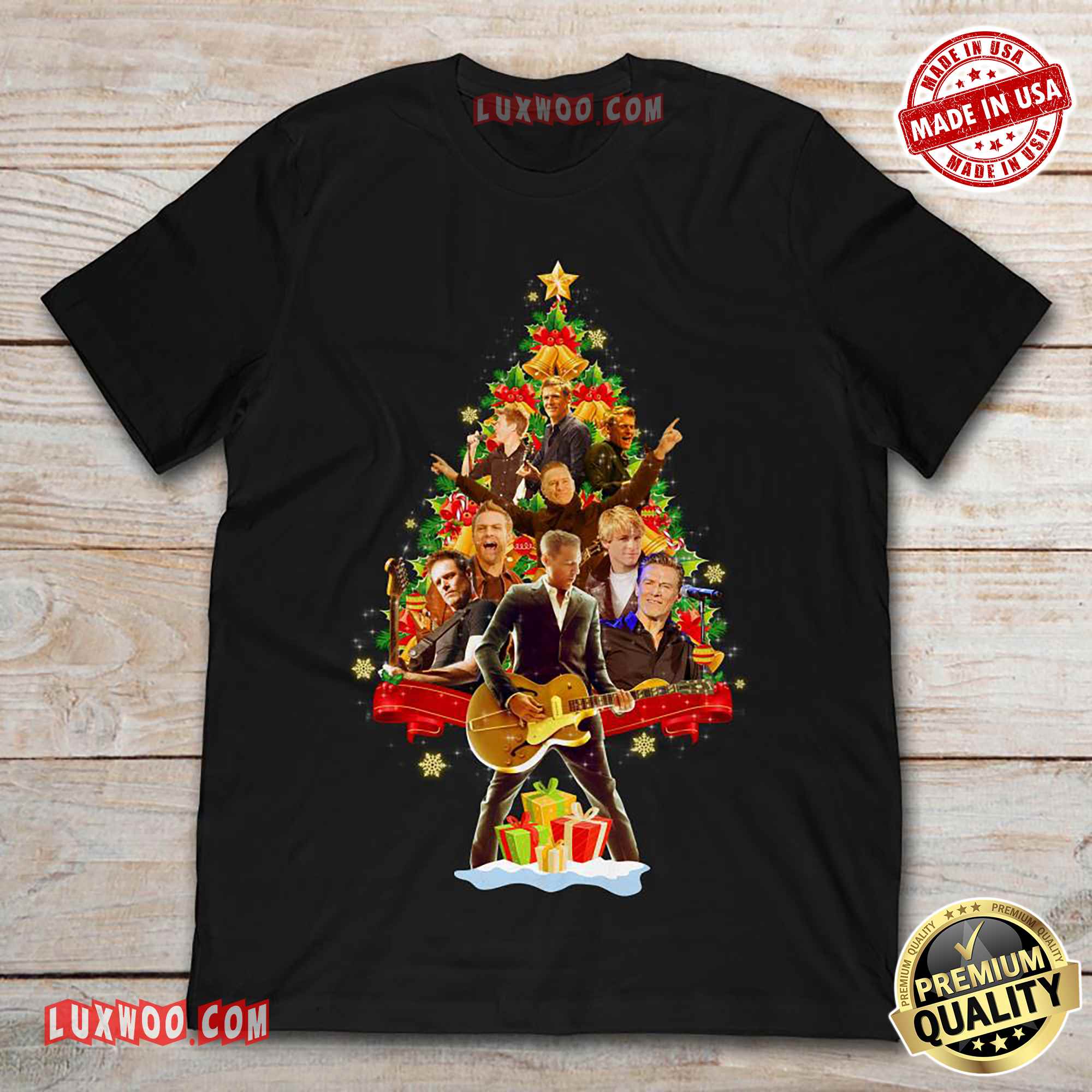 Bryan Adams Christmas Tree Shirt