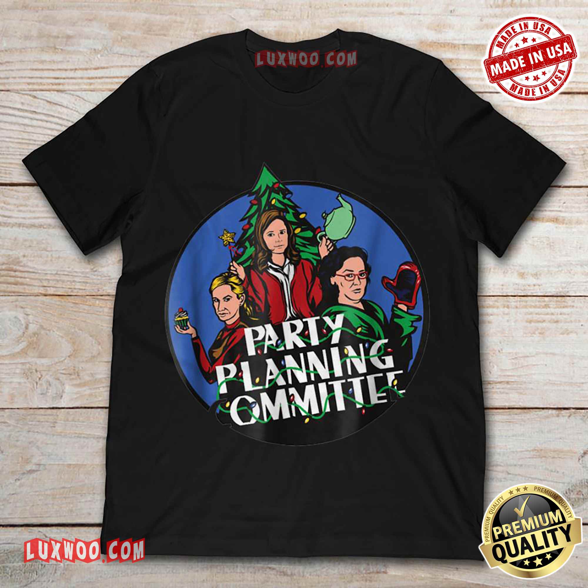 Christmas Lady Party Planning Committe Tshirt