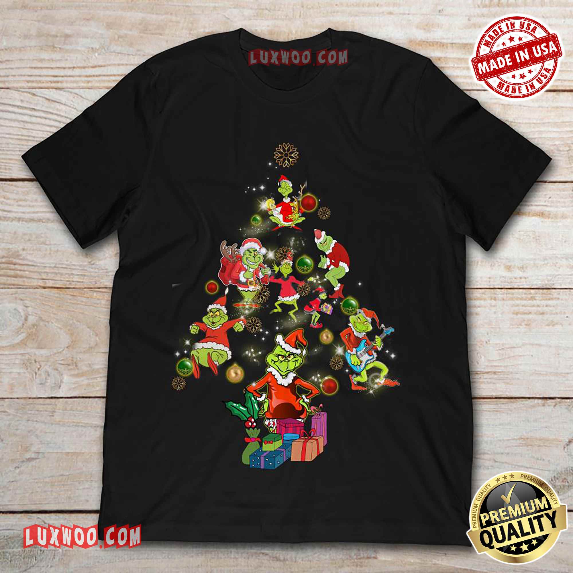 Christmas Tree Grinch Tee Shirt - Luxwoo.com