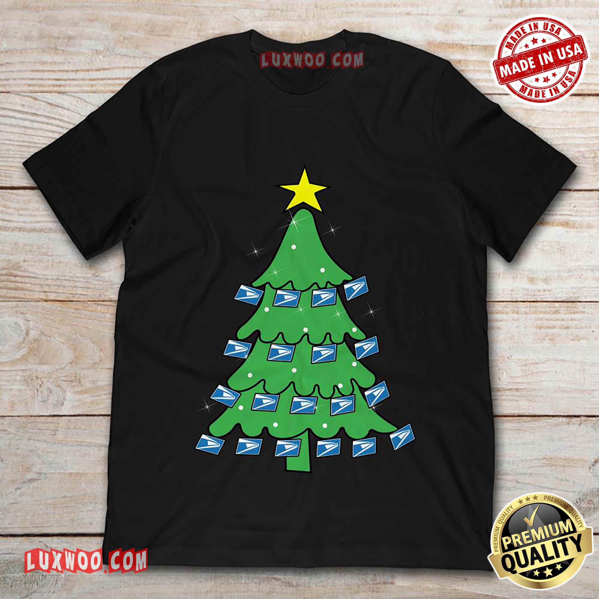 Christmas Tree Hanging The United States Postal Service Tee Shirt