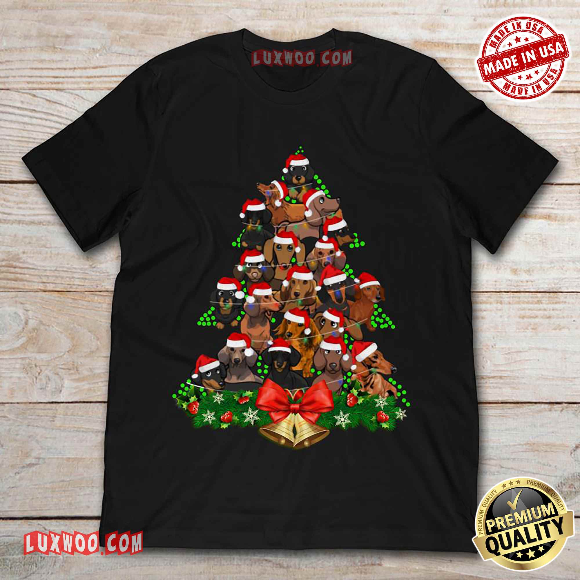 Dachshund Christmas Tree Shirt