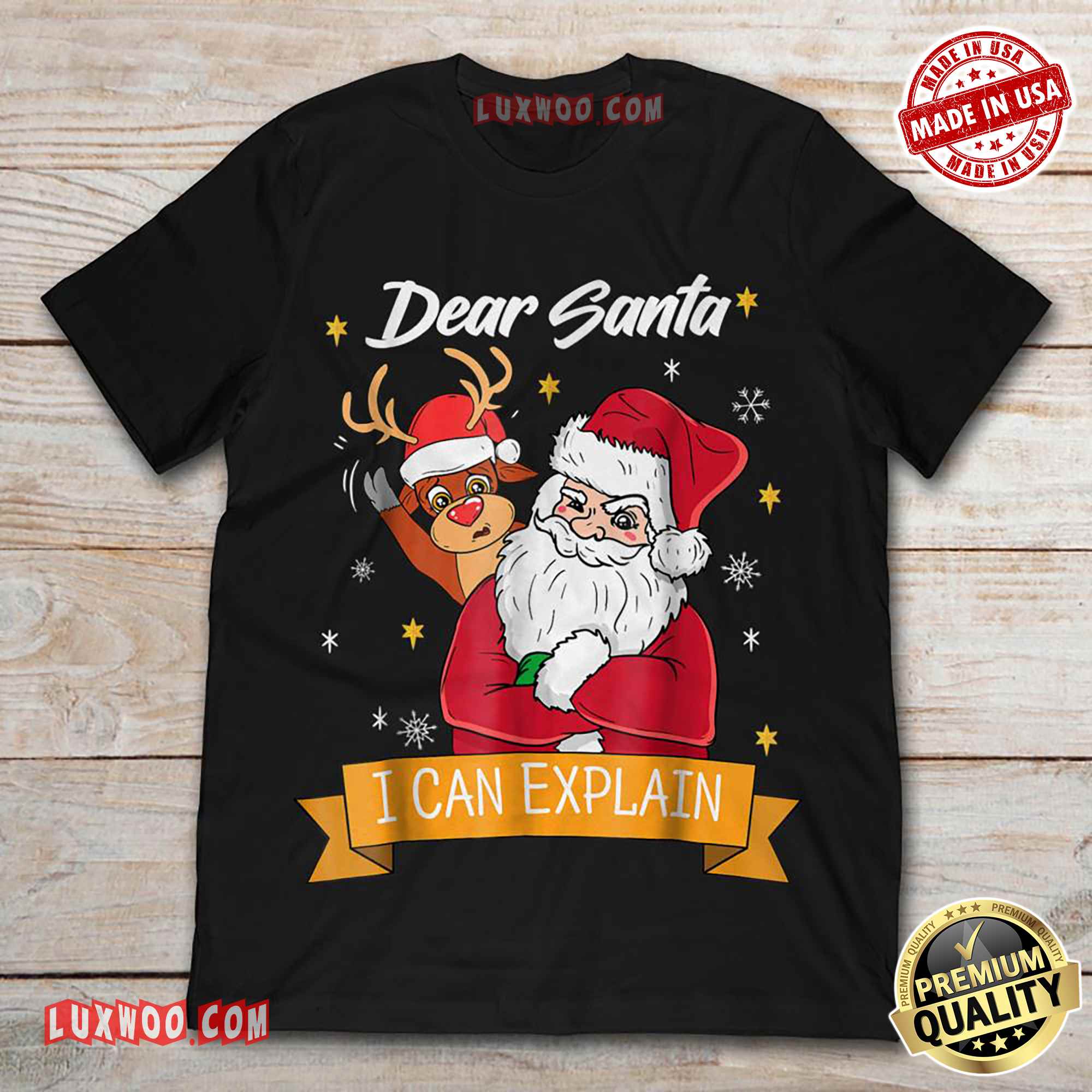 Dear Santa I Can Explain Tee Shirt