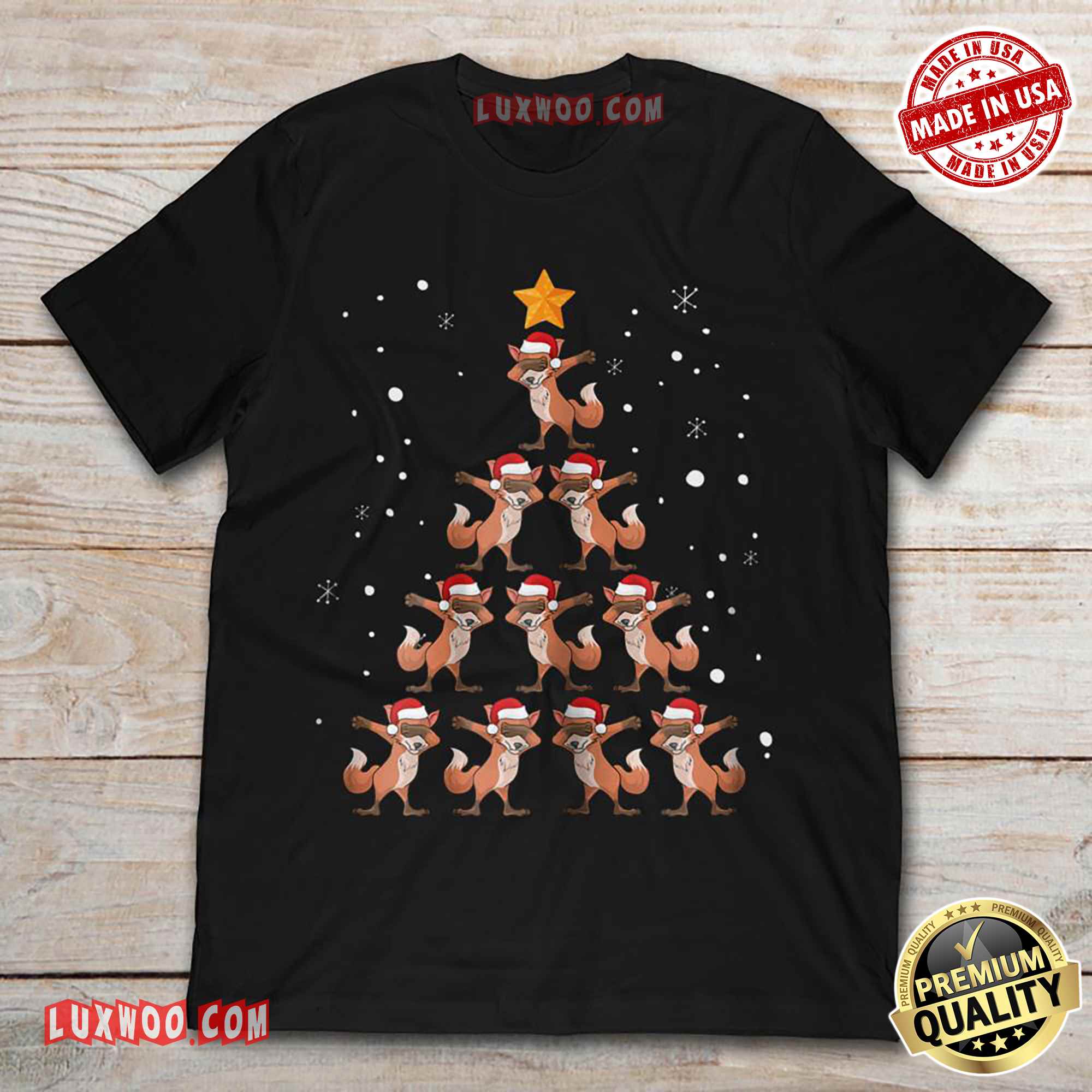 Dog Christmas Tree Tee Shirt