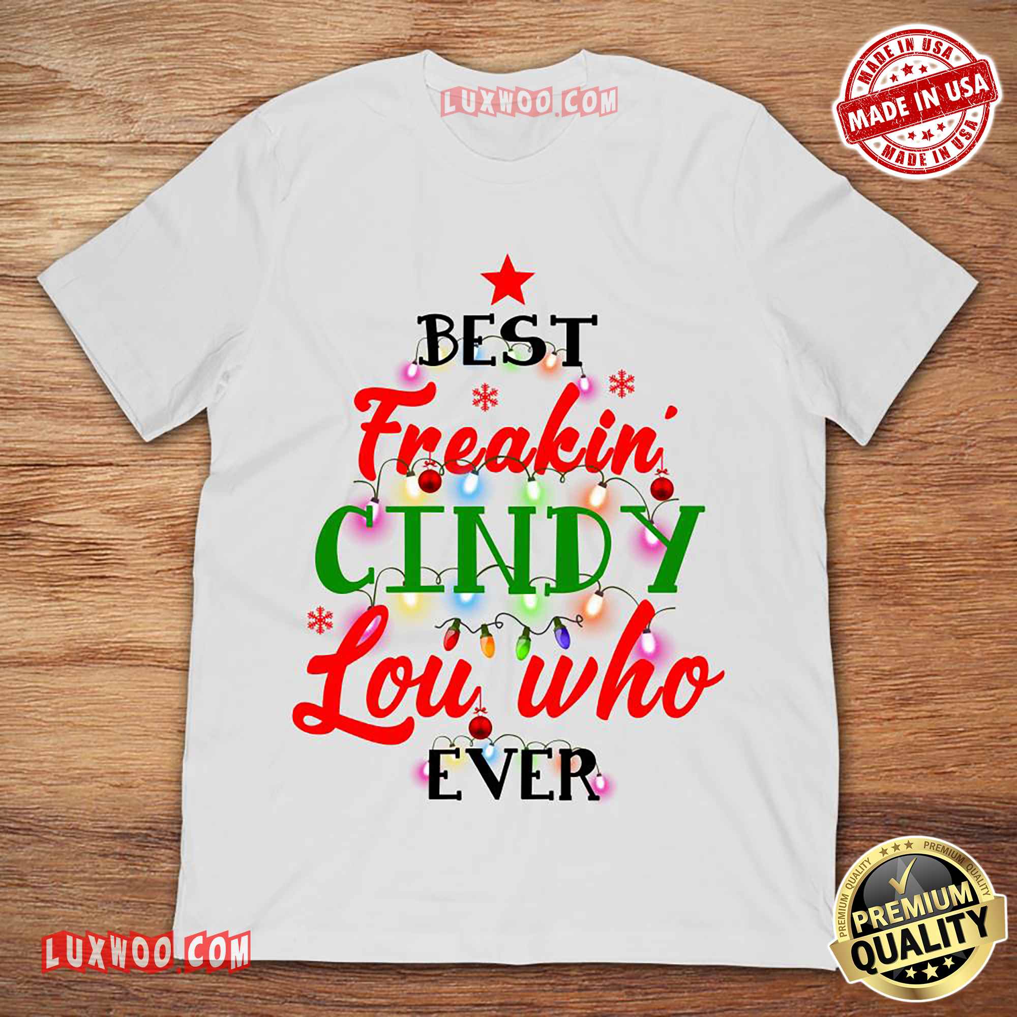 Dr Seuss Best Freakin Cindy Lou Who Ever Tshirt