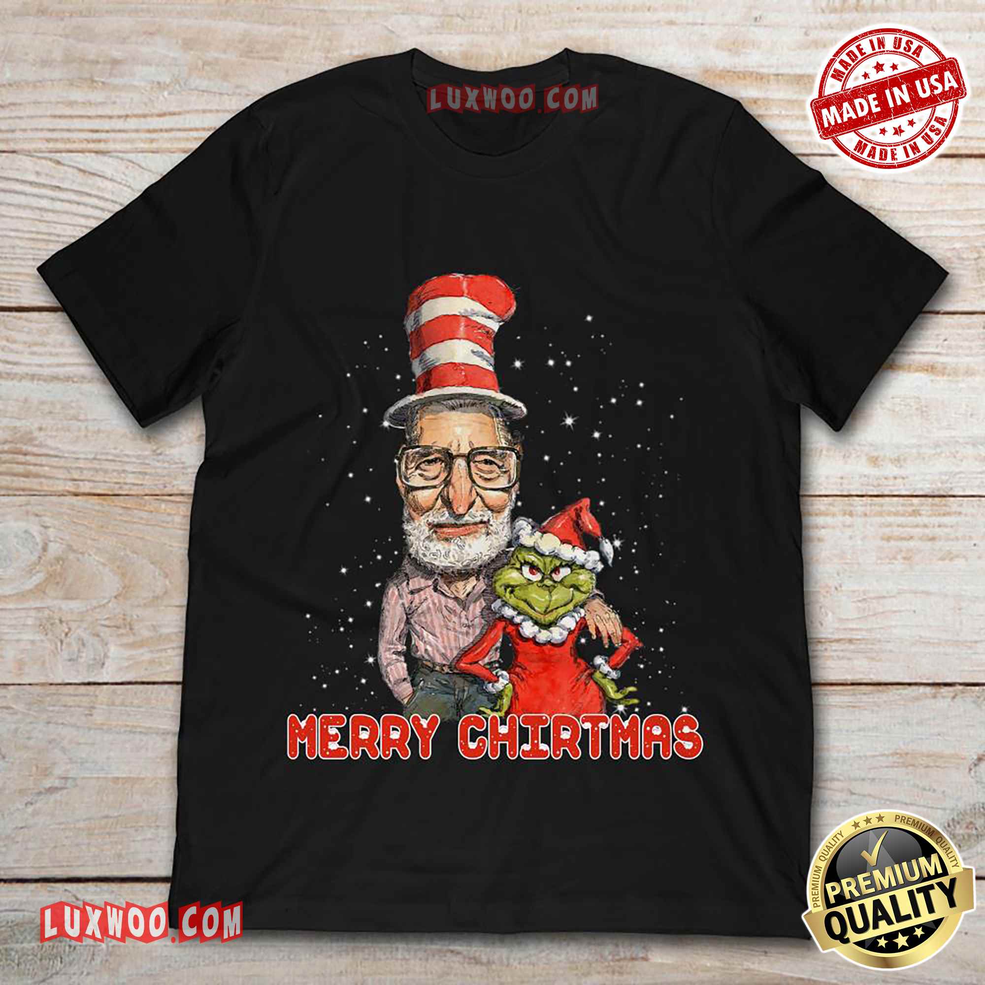 Dr Seuss Grinch Merry Christmas Tshirt
