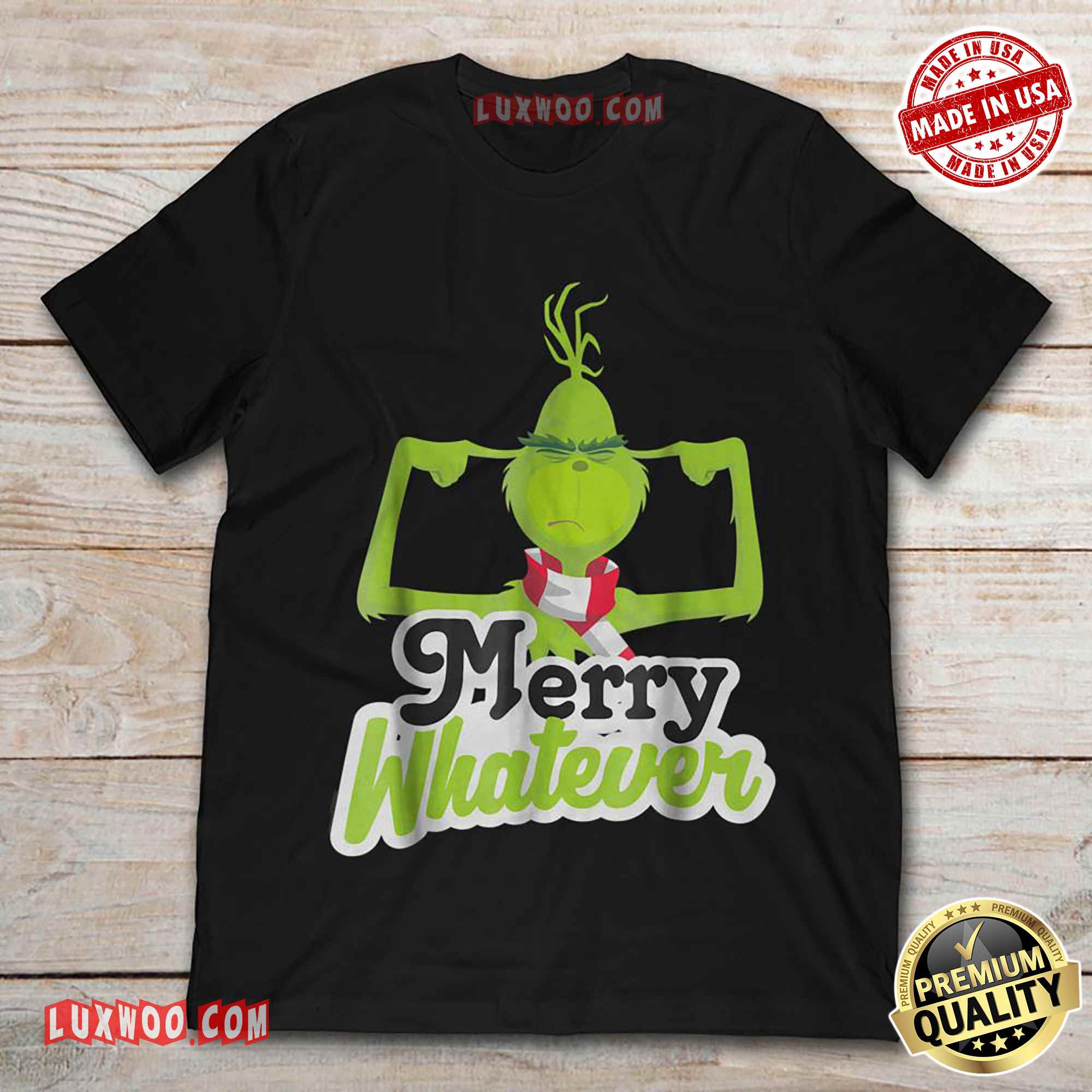 Dr Seuss The Grinch Merry Whatever Tee Shirt
