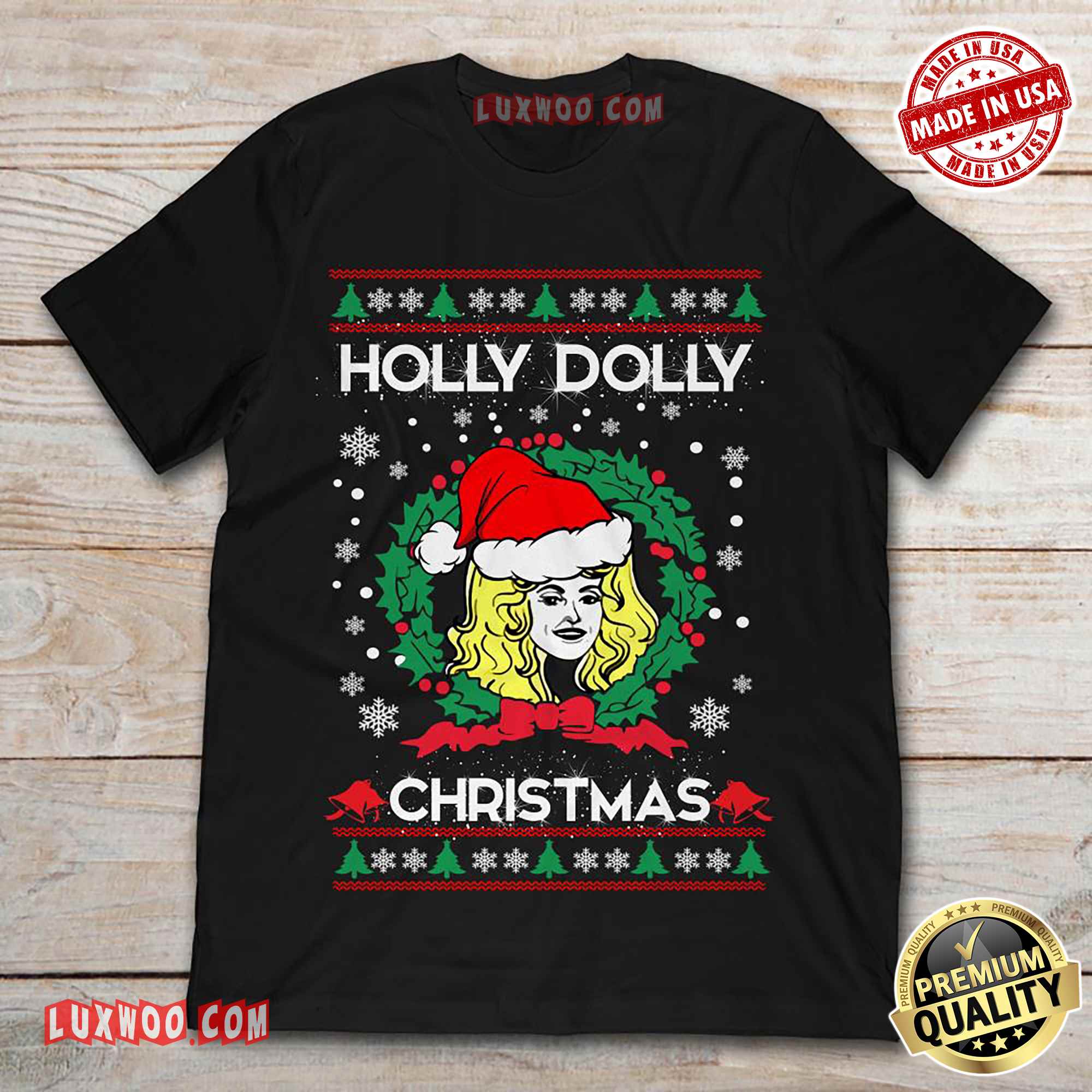 Holly Dolly Christmas Tee Shirt