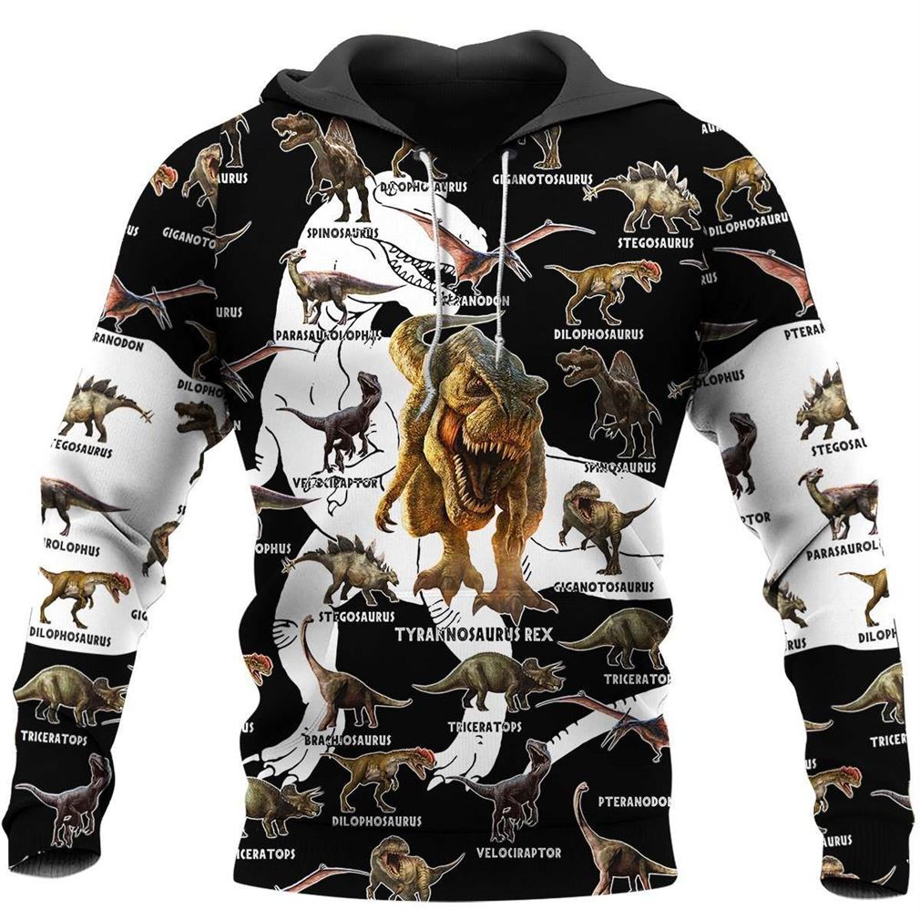 Dinosaur 3d All Over Printed Shirts