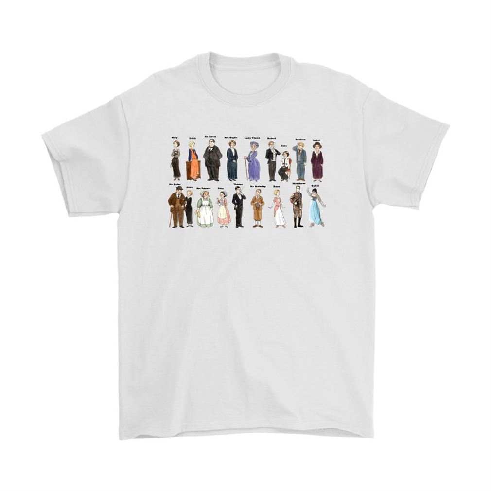 Downton Abbey Cartoon Characters Shirts Plus Size Up To 5xl