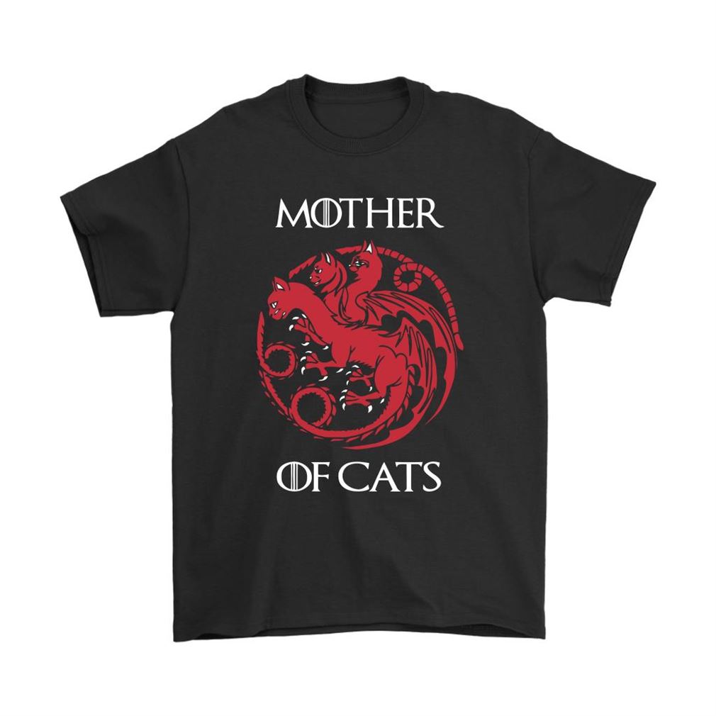 Mother Of Cats For Cat Lover Game Of Thrones Shirts Plus Size Up To 5xl