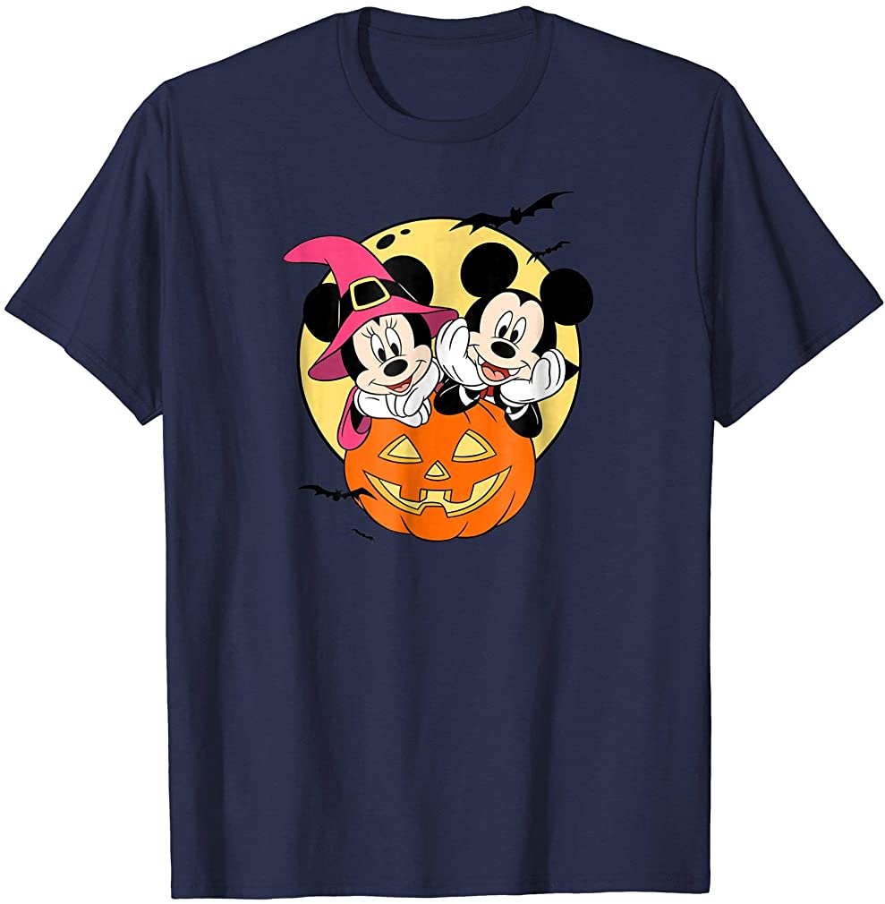 Mickey And Minnie Halloween T Shirt Plus Size Up To 5xl  Luxwoo.com