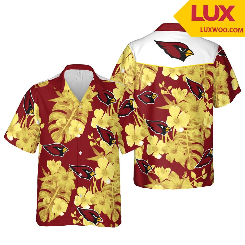 Arizona-cardinals Nfl Phoenix Hawaii Floral Football Unisex Shirt Tha052402