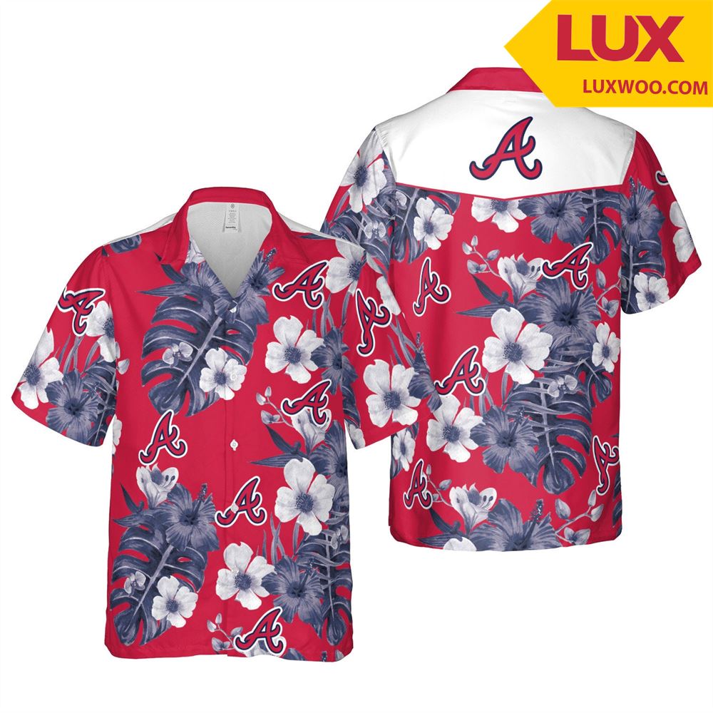 Atlanta-braves Mlb Atlanta Hawaii Floral Baseball Unisex Shirt Tha052461
