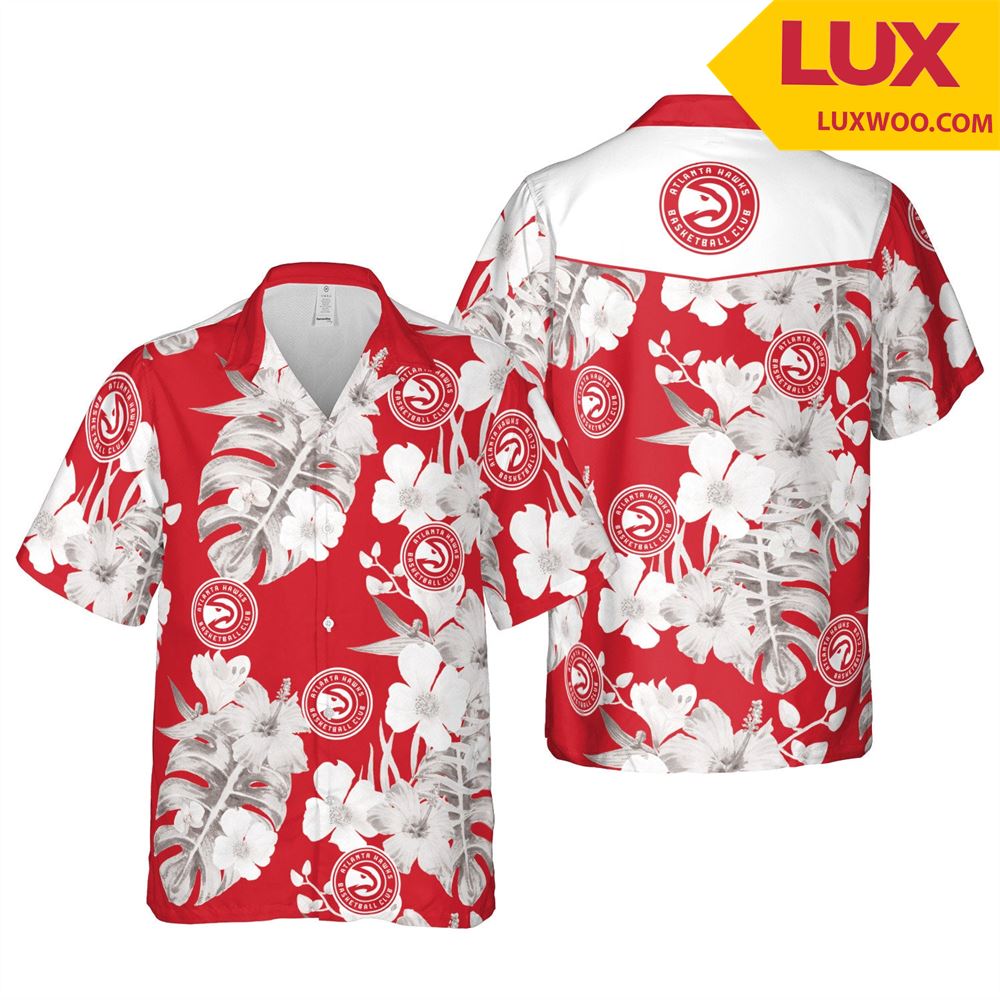 Atlanta-hawks Nba Atlanta Hawaii Floral Baseball Unisex Shirt Tha052501