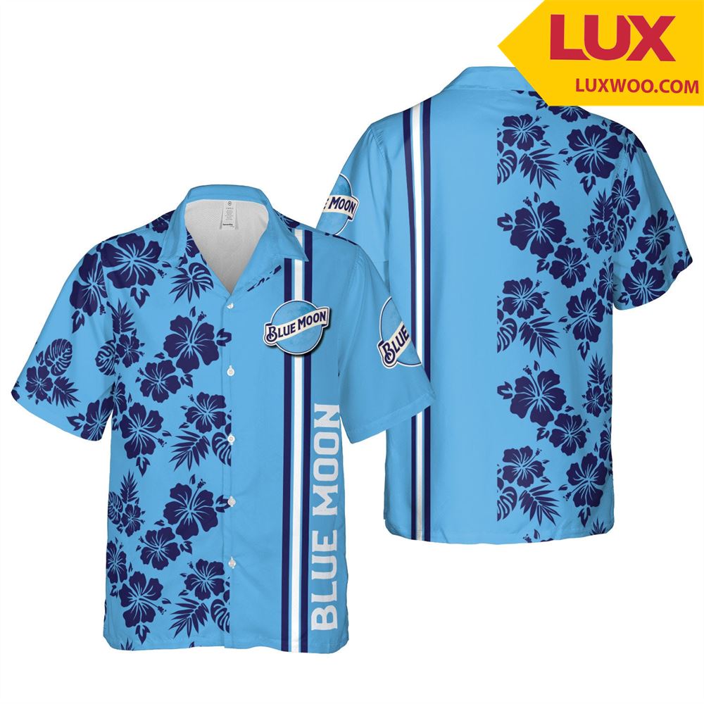 Blue-moon Hawaii Floral Unisex Shirt Tha052732