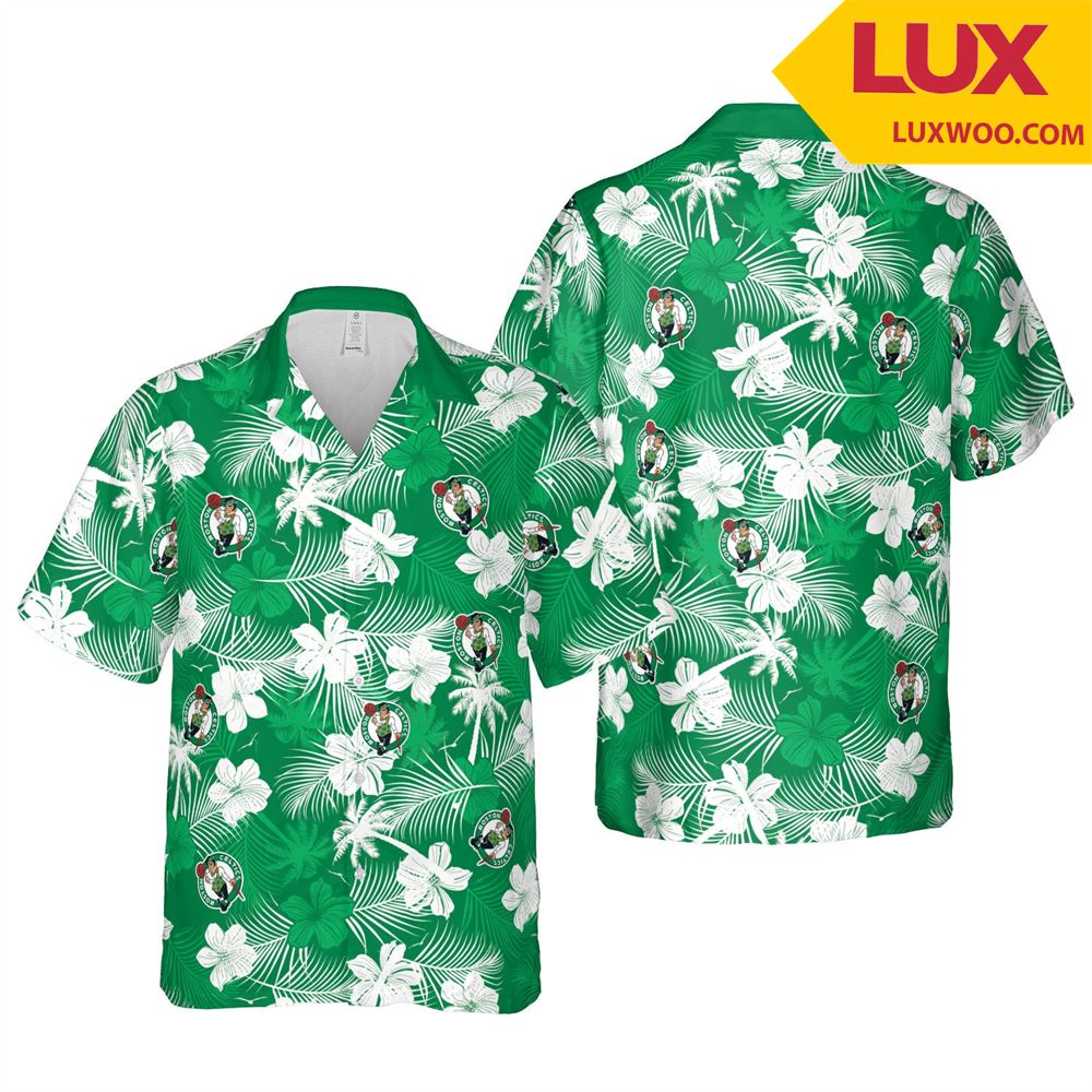 Boston-celtics Nba Boston Hawaii Floral Basketball Unisex Shirt Tha053135
