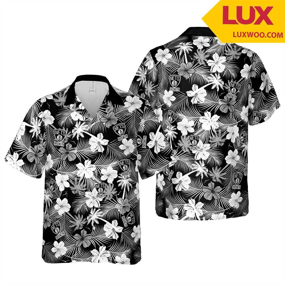 Brooklyn-nets Nba Hawaii Floral Basketball Unisex Shirt Tha053134