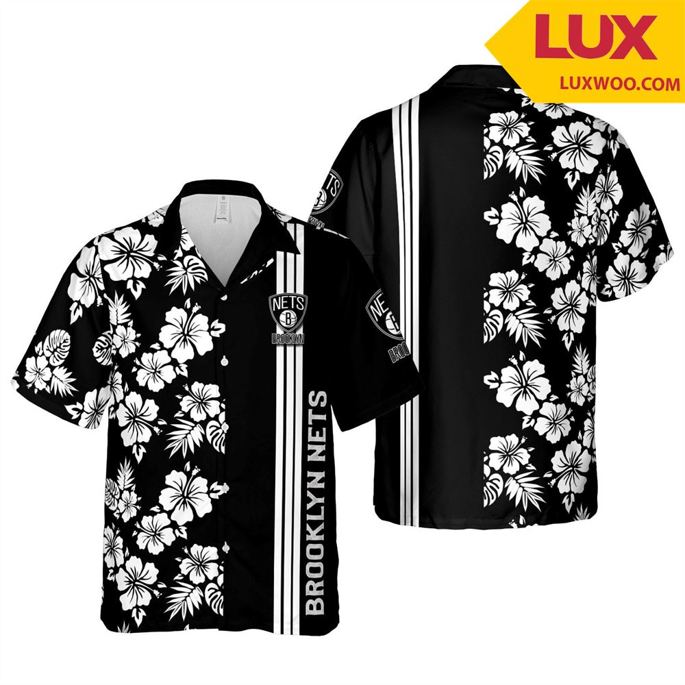 Brooklyn-nets Nba Hawaii Floral Basketball Unisex Shirt Tha060113