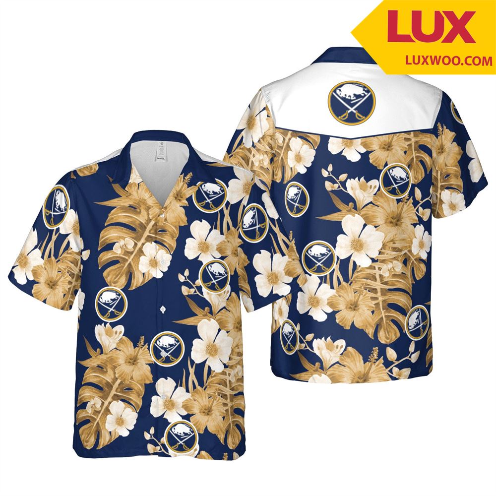 Buffalo-sabres Nhl Buffalo- New York Hawaii Floral Ice Hockey Unisex Shirt Shirt