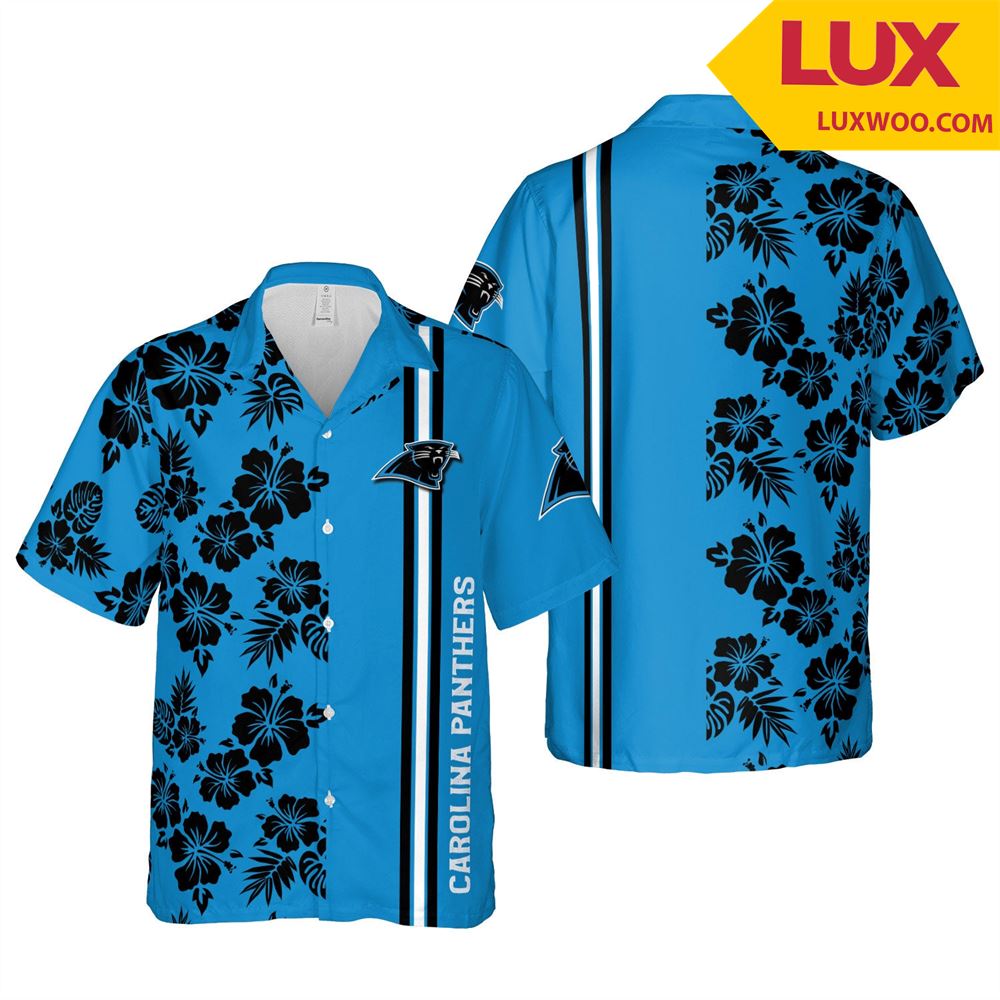 Carolina-panthers Nfl Hawaii Floral Football Unisex Shirt Tha052731