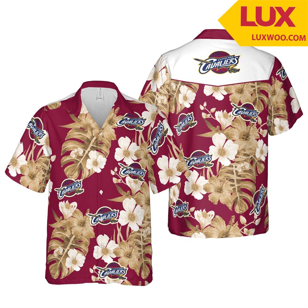 Cleveland-cavaliers Nba Cleveland Hawaii Floral Basketball Unisex Shirt Tha Shirt