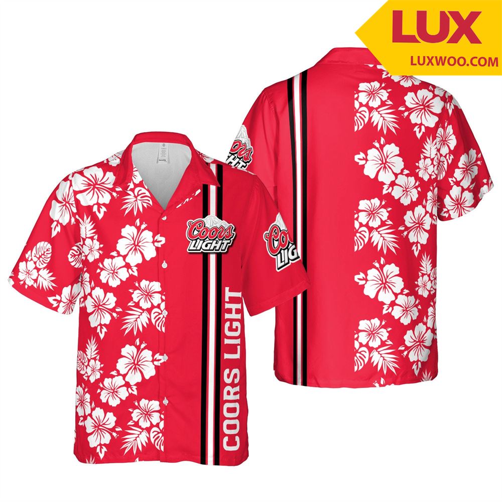 Coors-light Hawaii Floral Unisex Shirt Tha052734