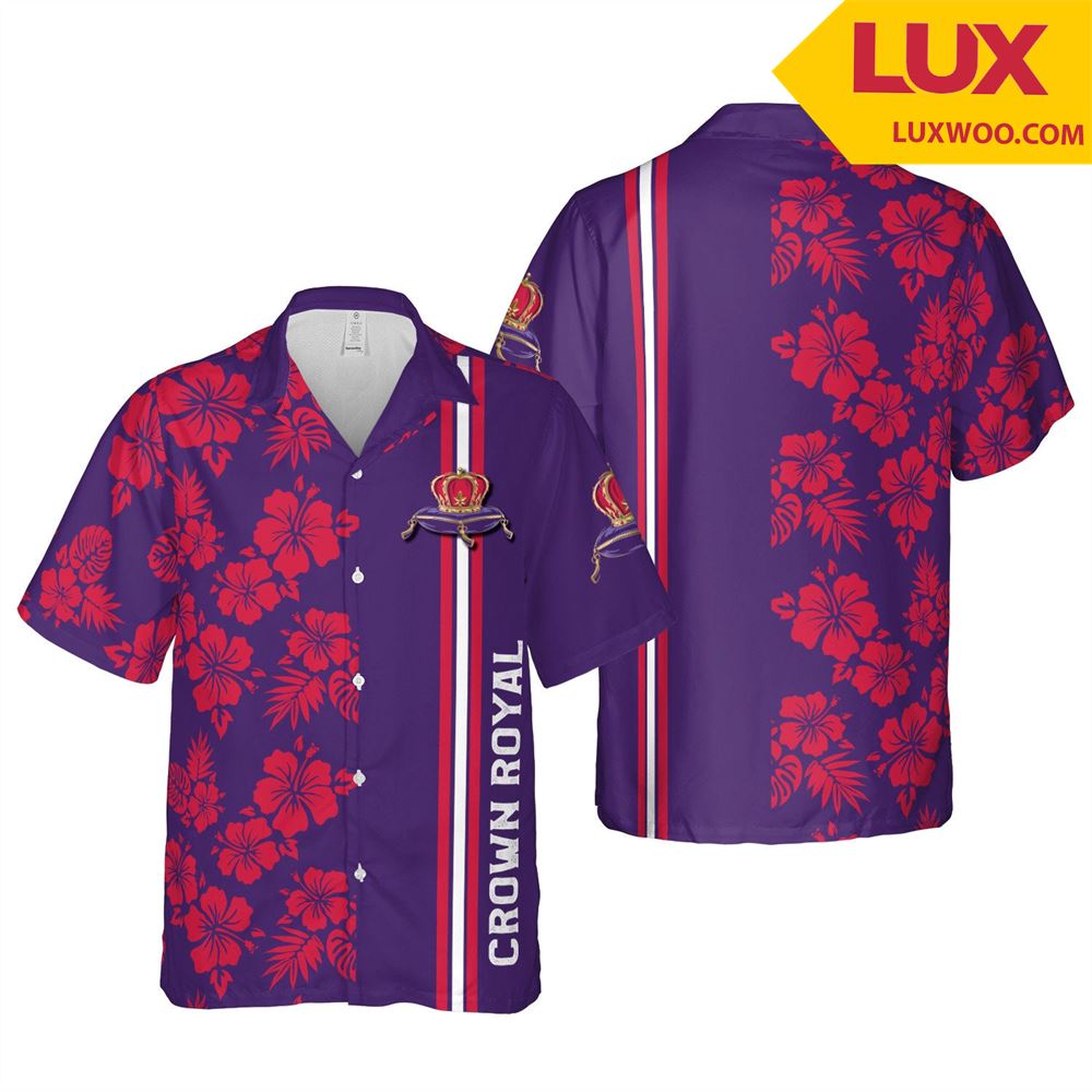 Crown-royal Hawaii Floral Unisex Shirt Tha052741