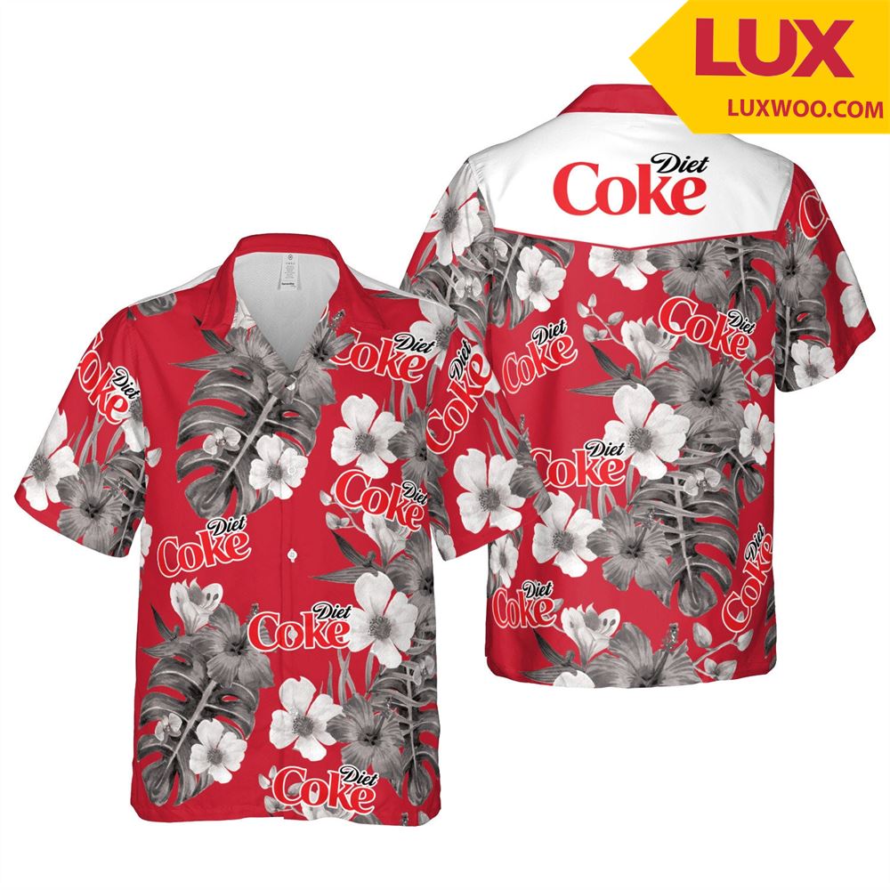 Diet-coke Hawaii Floral Unisex Shirt Tha052605