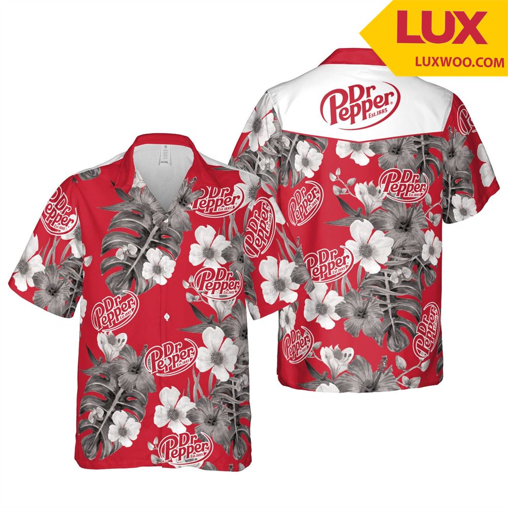 Dr-pepper Hawaii Floral Unisex Shirt Tha052606