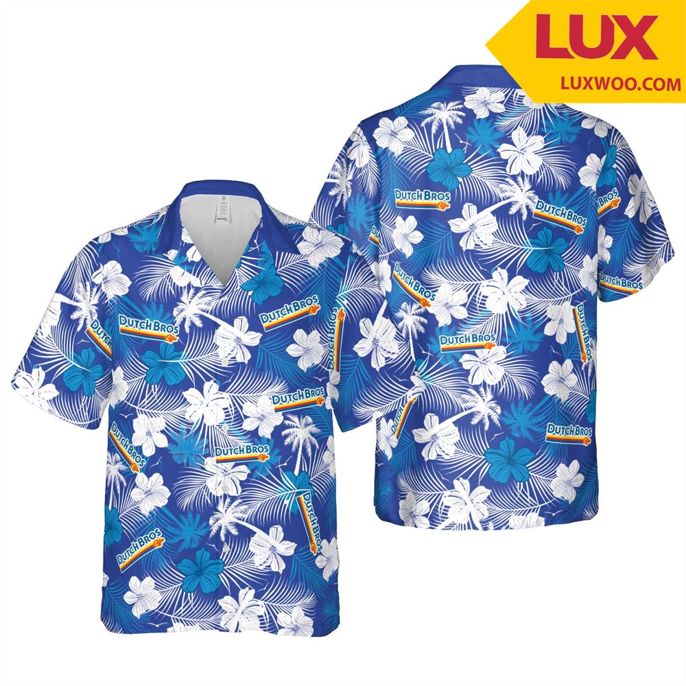 Dutch-bros-coffee Hawaii Floral Unisex Shirt Tha0527100