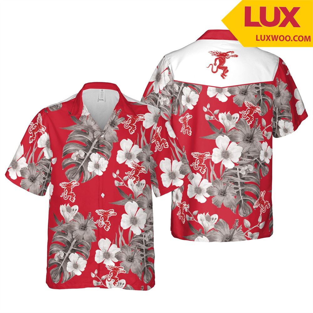 Fireball-cinnamon Hawaii Floral Unisex Shirt Tha052607