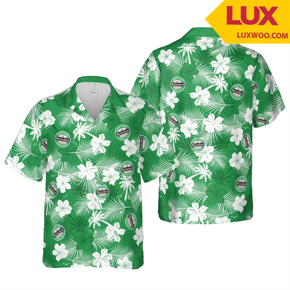 Heiniken Hawaii Floral Unisex Shirt Tha0527114