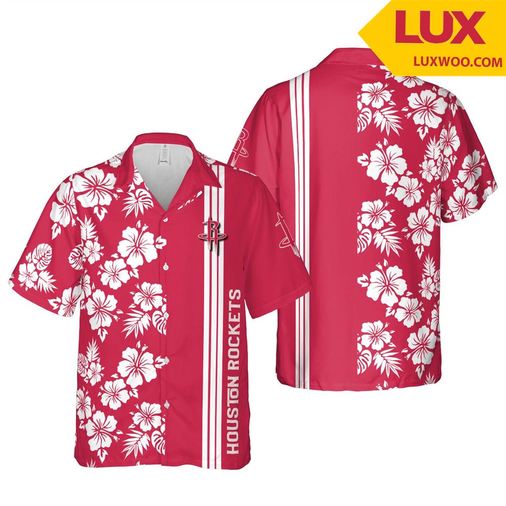 Houston-rockets Nba Houston Hawaii Floral Basketball Unisex Shirt Tha060122