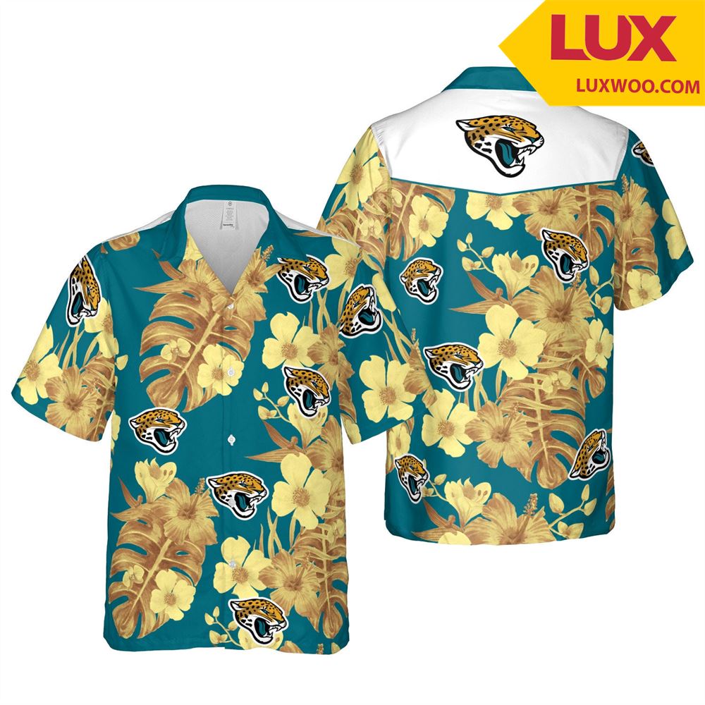 Jacksonville-jaguars Nfl Jacksonville- Florida Hawaii Floral Football Unise Shirts