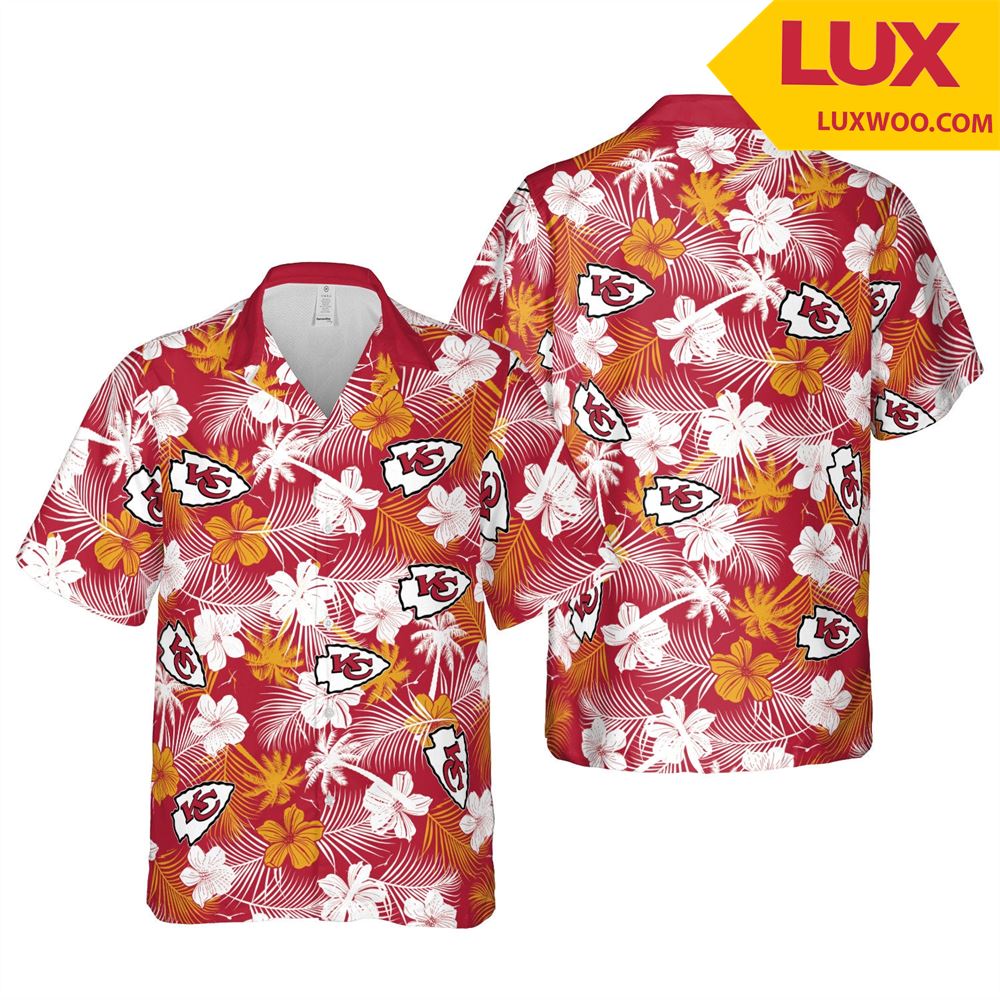 Kansas-city-chiefs Nfl Kansas- City- Missouri Hawaii Floral Football Unisex Shirt