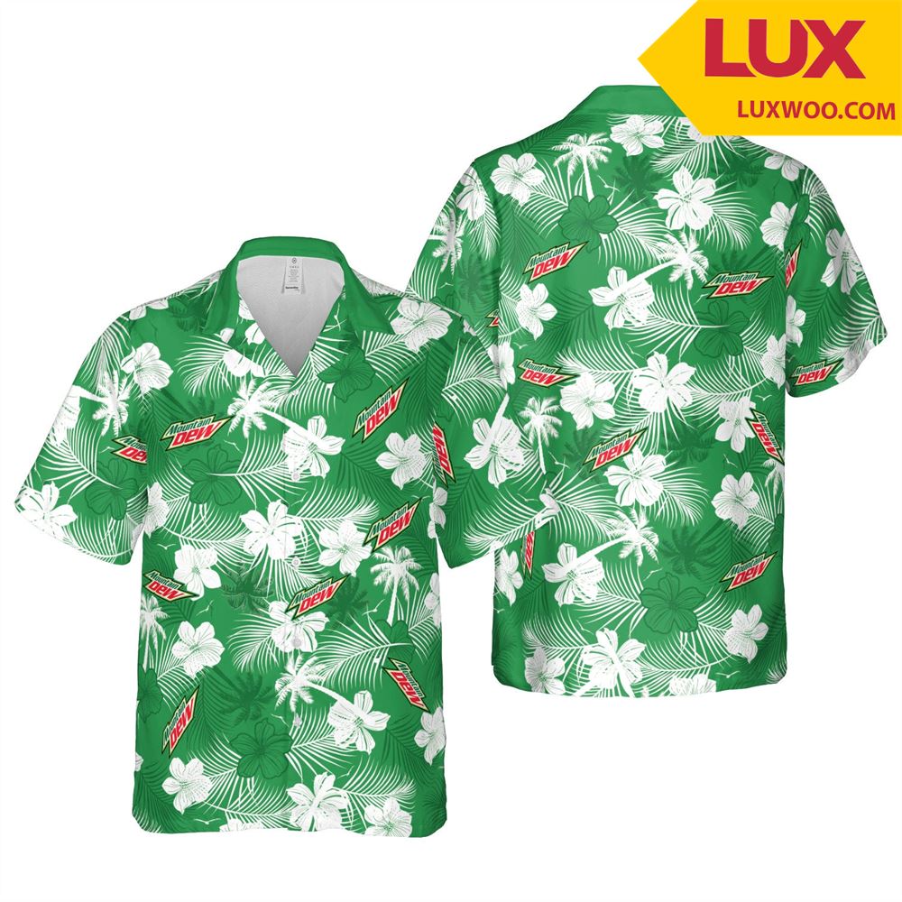 Mountain-dew Hawaii Floral Unisex Shirt Tha0527119