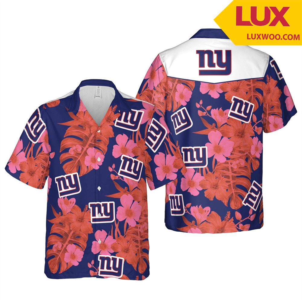 New-york-giants Nfl New-york Hawaii Floral Football Unisex Shirt Tha052423