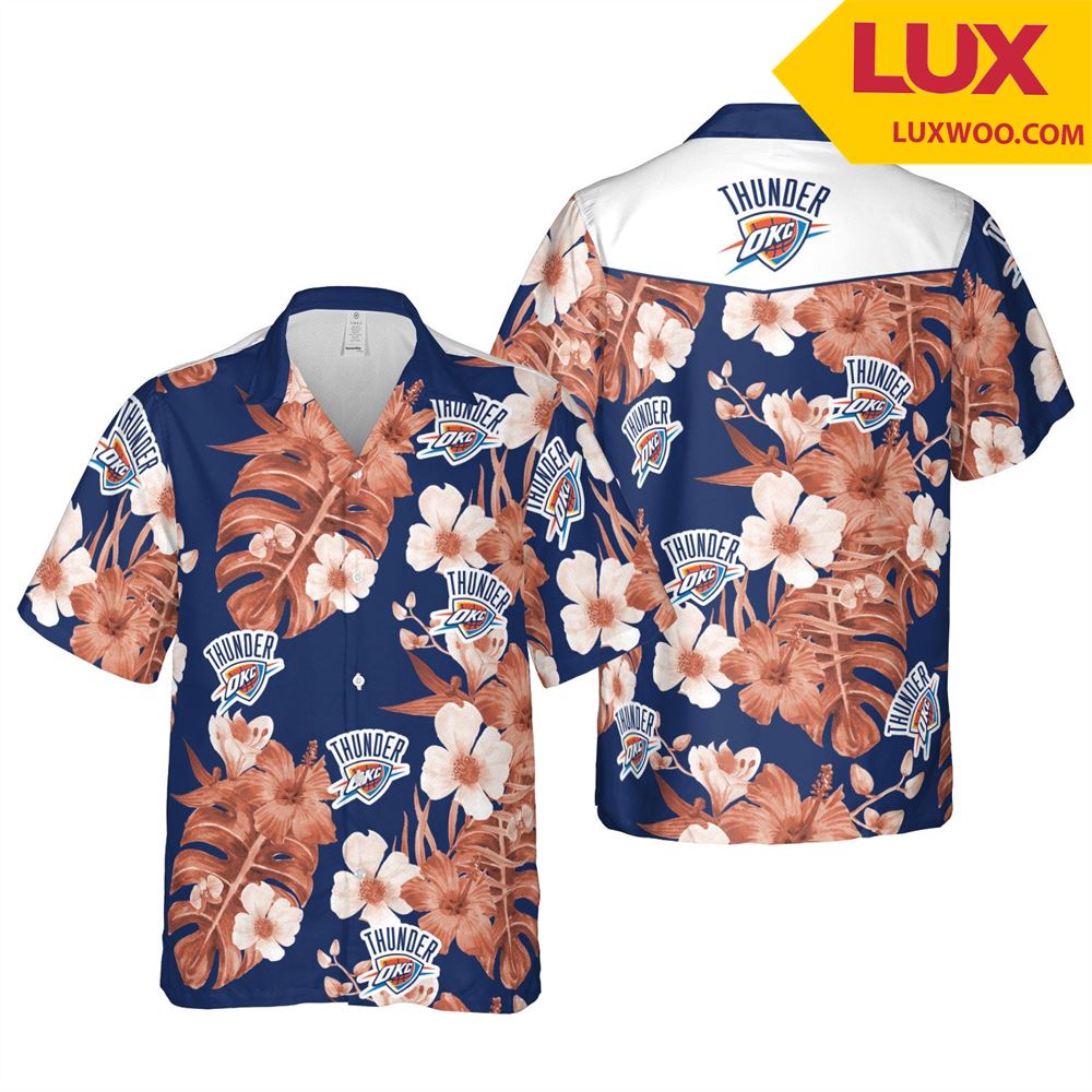 Oklahoma-city-thunder Nba Hawaii Floral Basketball Unisex Shirt Tha052521