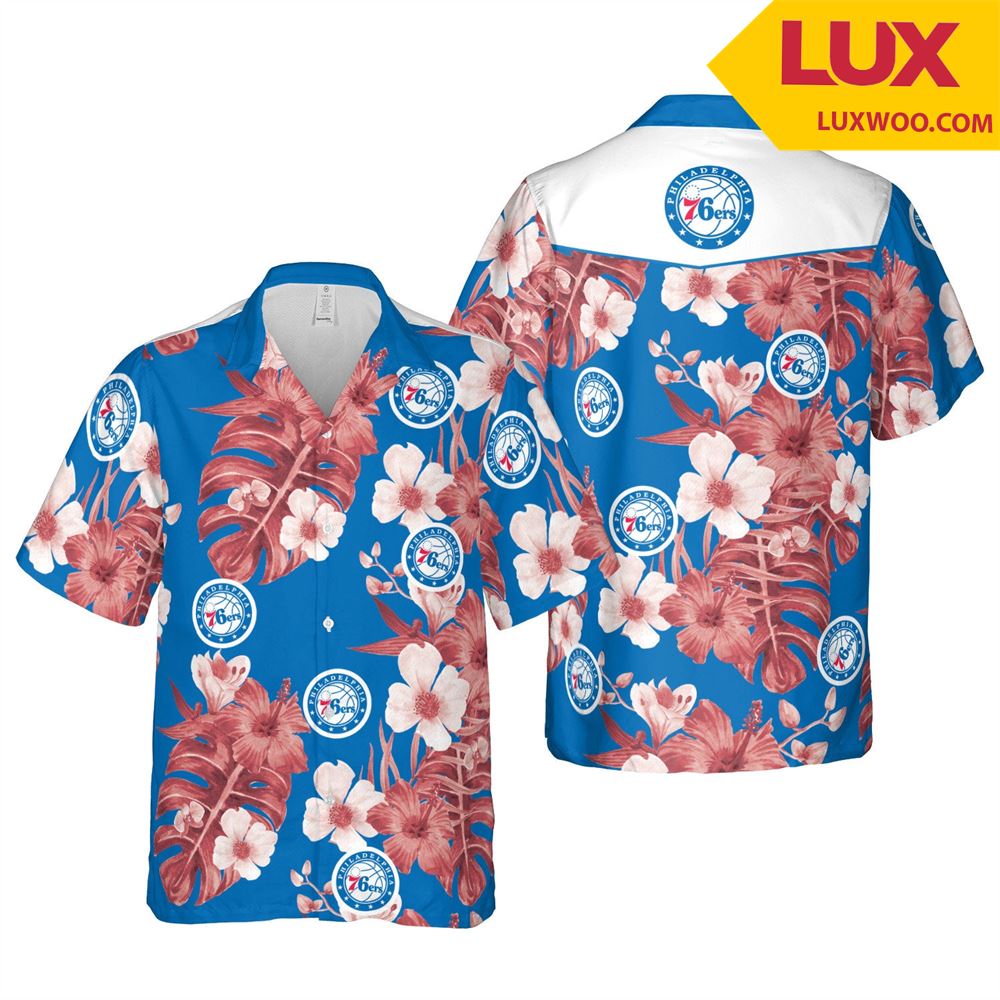Philadelphia-76ers Nba Hawaii Floral Basketball Unisex Shirt Tha052523