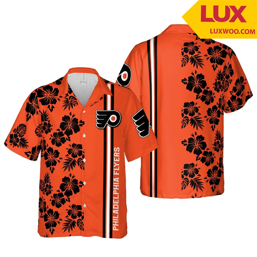 Philadelphia-flyers Nhl Philadelphia Hawaii Floral Ice Hockey Unisex Shirt