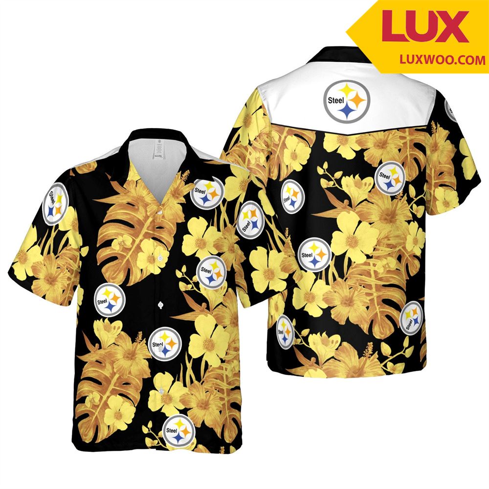 Pittsburgh-steelers Nfl Pittsburgh Hawaii Floral Football Unisex Shirt Tha0 Tees