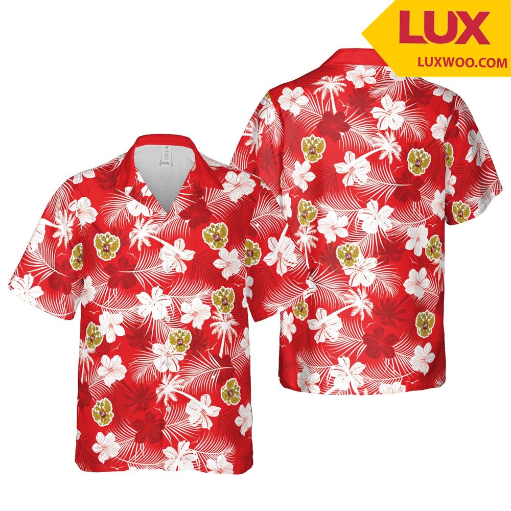 Russia Euro Hawaii Floral Football Unisex Shirt Tha060411
