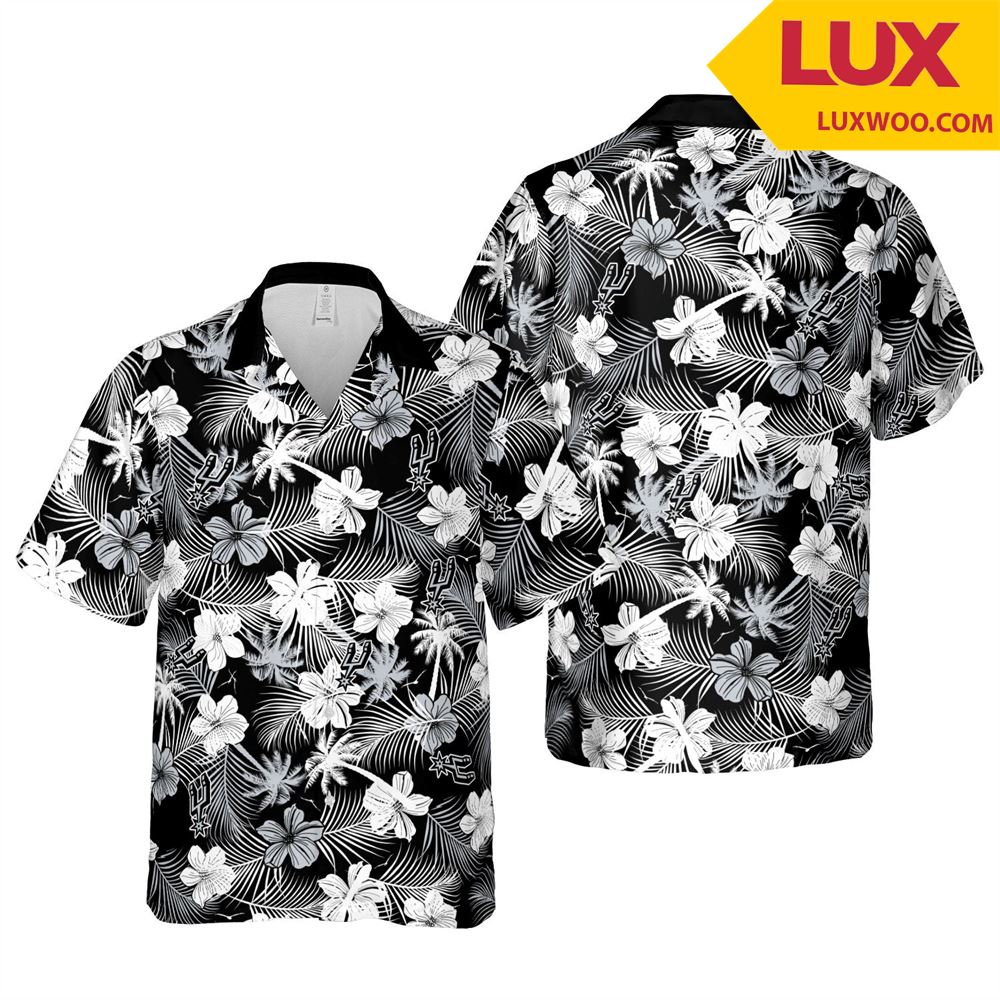 San-antonio-spur Nba San- Antonio Hawaii Floral Basketball Unisex Shirt Tha