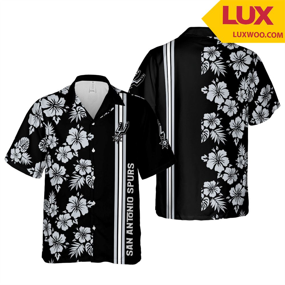 San-antonio-spurs Nba San-antonio Hawaii Floral Basketball Unisex Shirt Tha