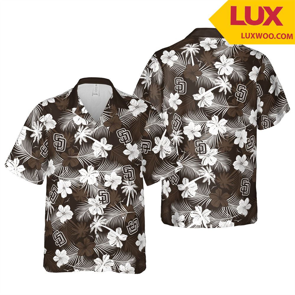 San-diego Padres Mlb San- Diego Hawaii Floral Baseball Unisex Shirt Tha0527